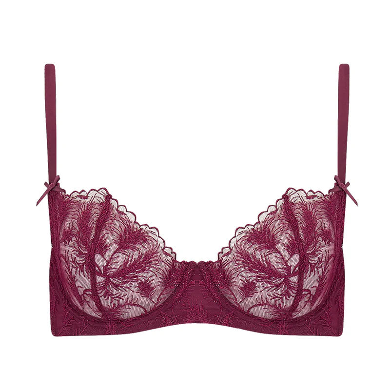 Coco De Mer Rosa Balcony Bra - Image 3