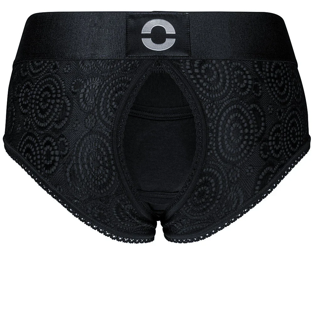 RodeoH Black Crotchless Panty Harness - Image 3